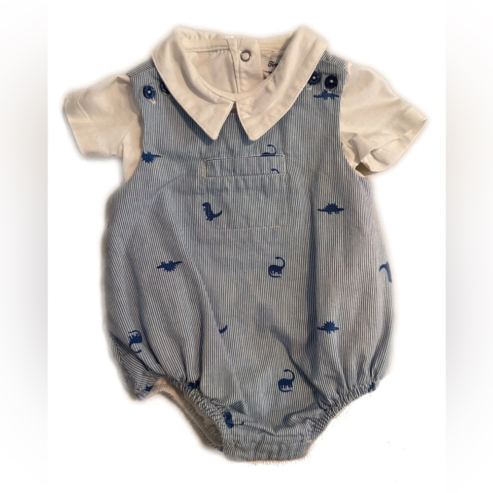 Tommy Bahama Dino Romper Onesie Set 3-6M